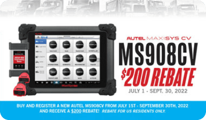 Autel MS908CV Rebate Promotion